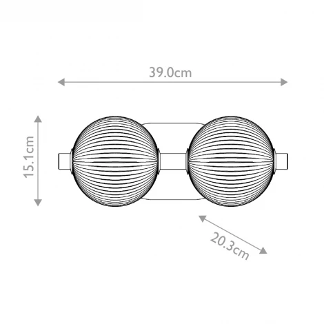 Настенный светильник Eurofase Palmas QN-PALMAS-2W-PN