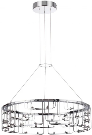 Подвесной светильник Odeon Light Zaha 7059/44L нерж/сталь хром IP20 LED 44W 3960Лм 3000K 220V (на тросе)