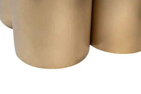 76AR-63043 Стол журнальный керамогранит белый d60*45см Garda Decor