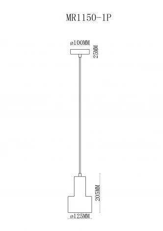 Подвесной светильник MyFar Lima MR1150-1P (220V)