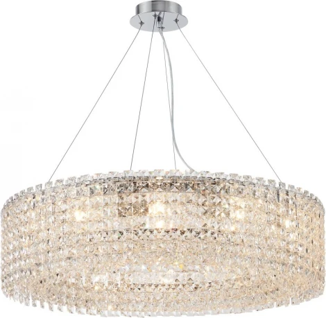 Подвесная люстра хрустальная Stilfort Delone 2179/09/12P (220V, на тросе)