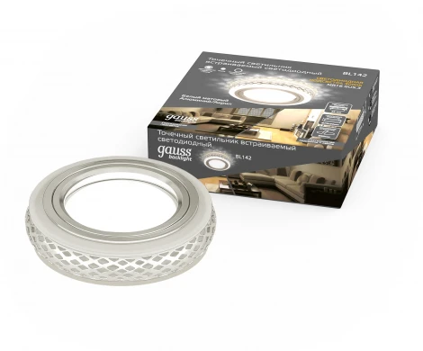 Встраиваемый точечный светильник Gauss Backlight BL142 (220V, круглые)