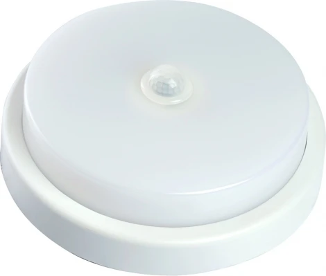 Потолочный светильник круглый светодиодные Feron AL3016 48564 пылевлагозащищённый с ИК-датчиком 12W 4000K IP65 белый (220V, круглые)