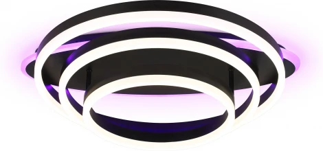 Потолочный светодиодный светильник с пультом Ambrella Acrylica Disk FA8524 (220V, умный дом - Smart Life, круглые)