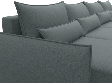 Диван П-образный Лига-051 НПБ Лонг Лига Диванов (Рогожка) арт.128687