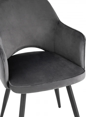 Стул Stool Group Венера вращающийся велюр серый