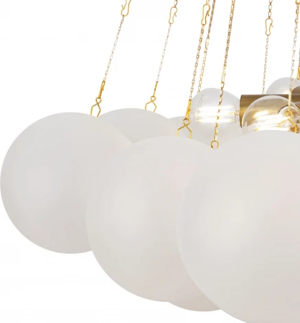 Потолочная люстра на штанге Fiesta FR5231PL-06BS Freya (220V, шарики)