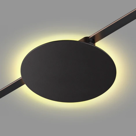 Трековый смарт-светильник для низковольтного шинопровода Novotech Easy 359475 черный с двумя режимами работы LED 6W 24V 3000-6000K (умный дом - Алиса, Tuya Smart, круглые)