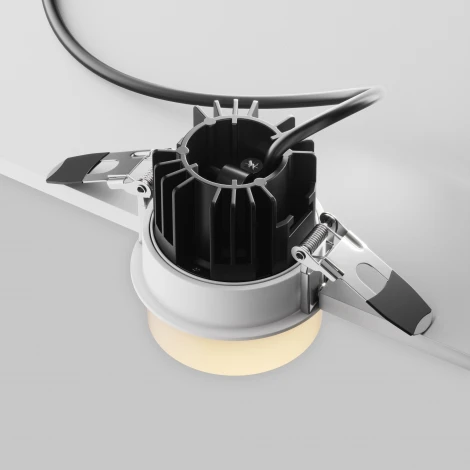 Точечный светильник встраиваемый Maytoni Nude DL065-12W3K-W (LED, 220V, круглые)