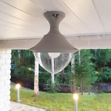 Потолочный светильник уличный Fumagalli Vivi V50.115.000.LXH27 (220V, круглые, IP65)