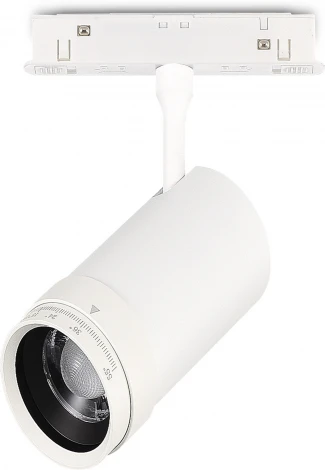 Магнитный трековый светильник ST Luce Skyline 48 ST357.536.12 ZOOM Белый LED 1*12W 48V (круглые)