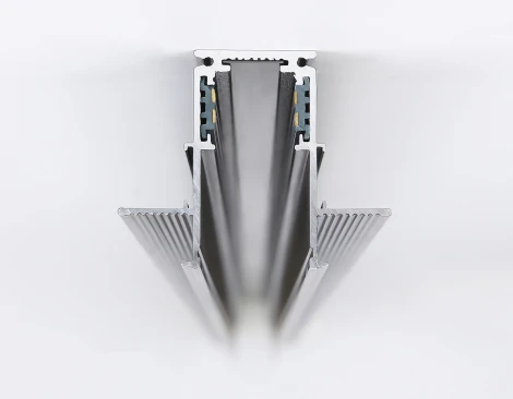 Шинопровод под гипсокартон магнитный встраиваемый Lightera Startrek 48 LE164TS-100B