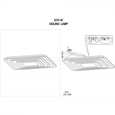 Потолочный светильник F-Promo Ledolution 2278-8C