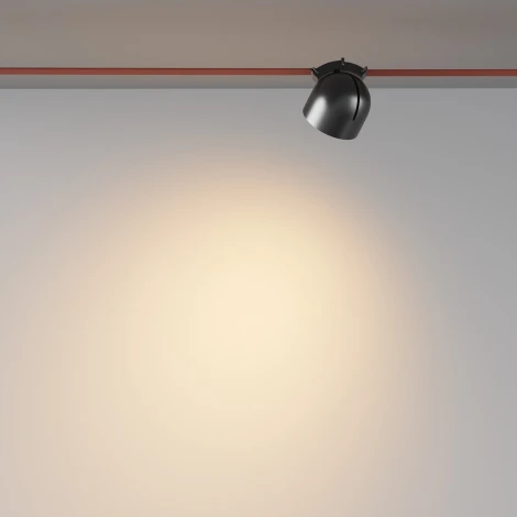 Трековый светильник ременной Maytoni Cup Parity TR124B-12W3K-B 48V 3000K 12Вт черный