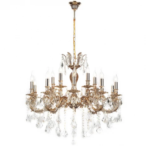 Большая люстра BARLETTA 122.10.5 coffe gold (220V, на цепи, подсвечник, свеча)