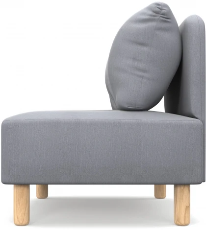 Кресло Arsko Свельд серая рогожка