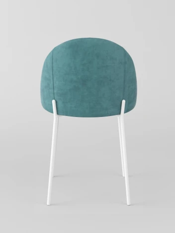 Обеденный стул Дебют Монти (Металл,Вельвет/Белый) 101500