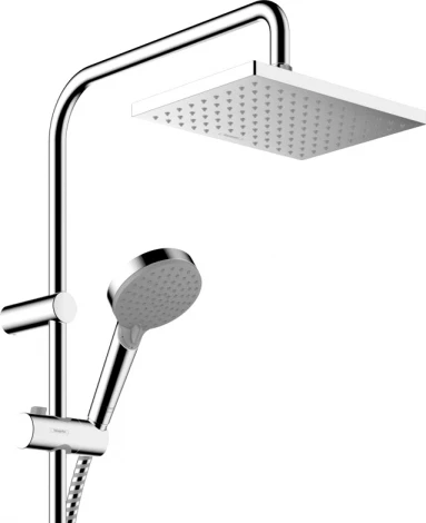 Душевая стойка Hansgrohe Vernis Shape 26282000 Showerpipe 230 1jet Reno хром