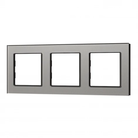 Рамка стеклянная FRM-GLARE-GS-3-GR (Arlight) 043801