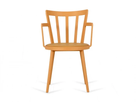 Комплект стульев Sudoku 4 шт. ОГОГО Обстановочка! 966372 (Пластик,Экокожа/Желтый)