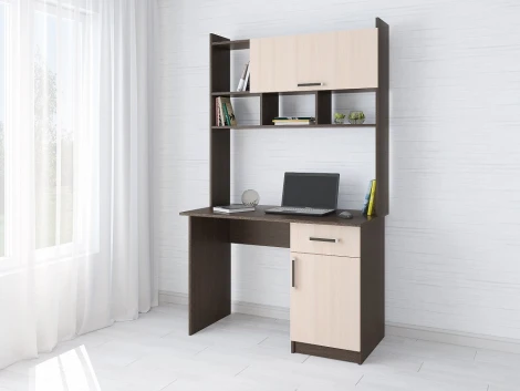 Стол компьютерный ТЭКС Квартет-10, венге