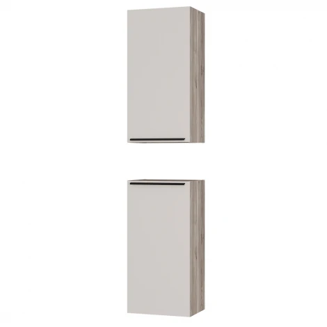 Шкаф БТС навесной Урбан ШКН-07, Дуб смоки, Кашемир