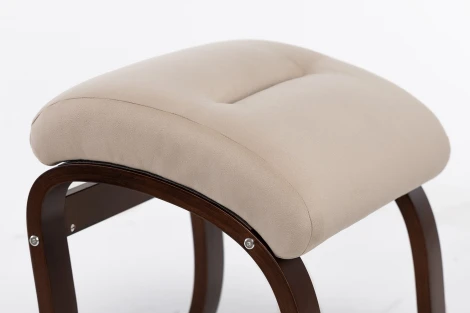 Пуф Leset Лион универсальный (Фанера,Шпон,Велюр/Орех) арт.4687206374089