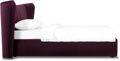 Кровать Queen Agata Lux ОГОГО (арт.343908), (Ткань/Фиолетовый)