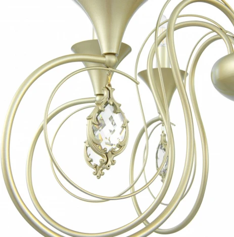 Подвесная люстра Arte Milano AM349920 349920/8 CG (220V, подвески, на цепи, подсвечник, свеча)