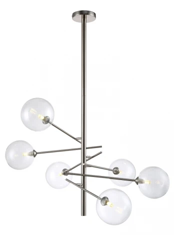Потолочная люстра Crystal Lux MARCOS SP6 NICKEL