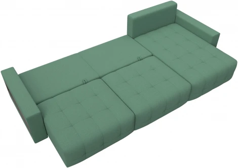 Диван угловой с полками Лига-053 НПБ Лонг Лига Диванов (Рогожка) арт.128957