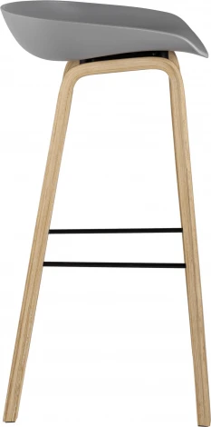 Стул барный LIBRA СЕРЫЙ 2 шт Stool Group (арт.УТ000038345)