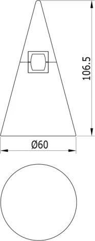 Трековый светодиодный светильник для магнитной модульной системы 5Вт Donolux Tring DL20230M5W1 Black Bronze
