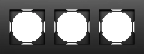 Рамка 3-я, матовый карбон Donel A07 DE21330