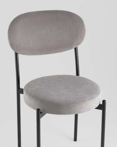 Стул Бриф Original велюр серый Stool Group УТ000042301