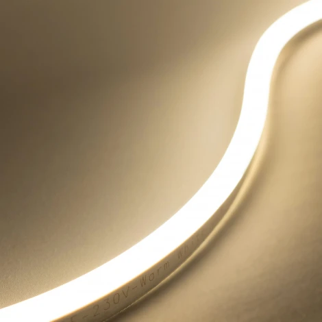 Односторонний Гибкий Неон 8х16мм Тепло-Белый 220В, 144 LED/м, IP65, Бухта 50м Laitcom FR-23551