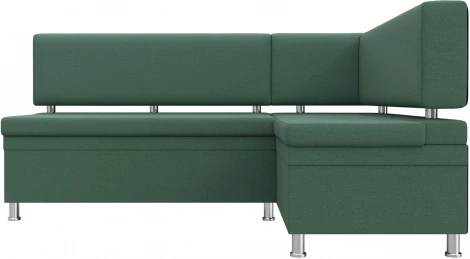 Диван кухонный угловой Стайл правый угол (Зеленый/Рогожка) Лига Диванов арт.123235