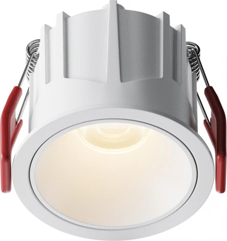 Встраиваемый светильник Maytoni Alfa LED DL043-01-10W3K-RD-W-1 (220V, круглые)