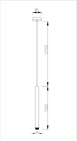 Подвесной светильник светодиодный V2320-PL Siento LED*3W (220V, на проводе, круглые)