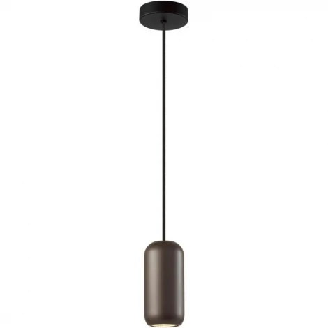 Подвесной светильник Odeon Light Cocoon 5060/1D PENDANT коричн./черный/металл GU10 LED 4W (220V, на проводе)