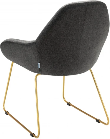 Кресло Kent темно-серый/Линк золото R-Home арт.410119134h_ТмСер_золото_линк