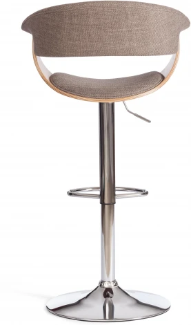 Барный стул VIMTA (mod.4021S) Tetchair (Металл,Дерево,Ткань/Бежевый,Хром) арт.21829