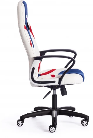 Кресло RUNNER кож/зам/ткань, белый/синий/красный, 36-01/10/08 Tetchair 12266