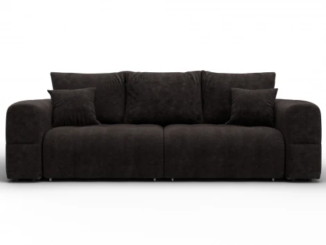 Диван прямой Лига-110 НПБ (ДВП,ДСП,ЛДСП,Брус,Фанера,Велюр/Коричневый) Лига Диванов 136508