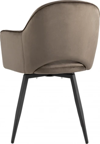 Стул Stool Group Венера вращающийся велюр коричневый 2 шт