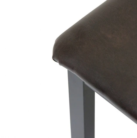 Банкетка Фабио венге/экокожа коричневый Mebelik 000526