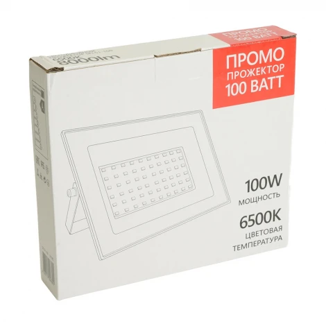 Светодиодный прожектор Saffit SFL51-100 51195 IP65 100W 6500K черный