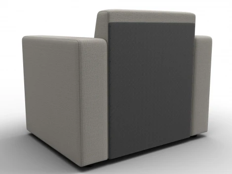 Кресло Лига-093 (ДСП,Брус,Фанера/Пластик/Рогожка/Бежевый) Лига Диванов 132460