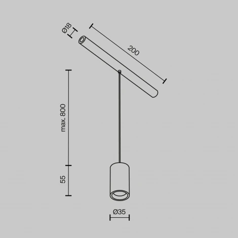 Трековый светильник 3W 48V Maytoni Focus LED C105PL-3W3-6K-BS (круглые)