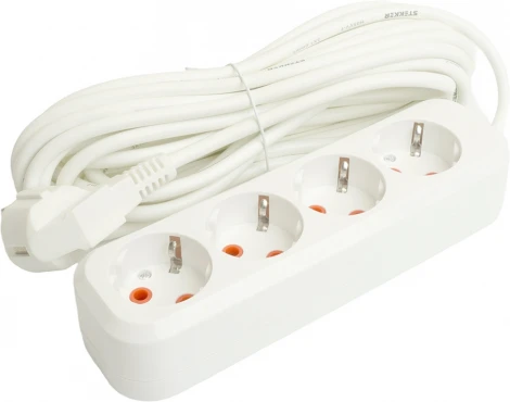 Удлинитель 4-х местный 5 метров с заземлением Stekker Home 49352